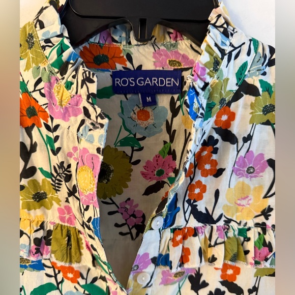 Anthropologie Ro's Garden Vibeka Ruffle Mini Dress - Picture 5 of 5